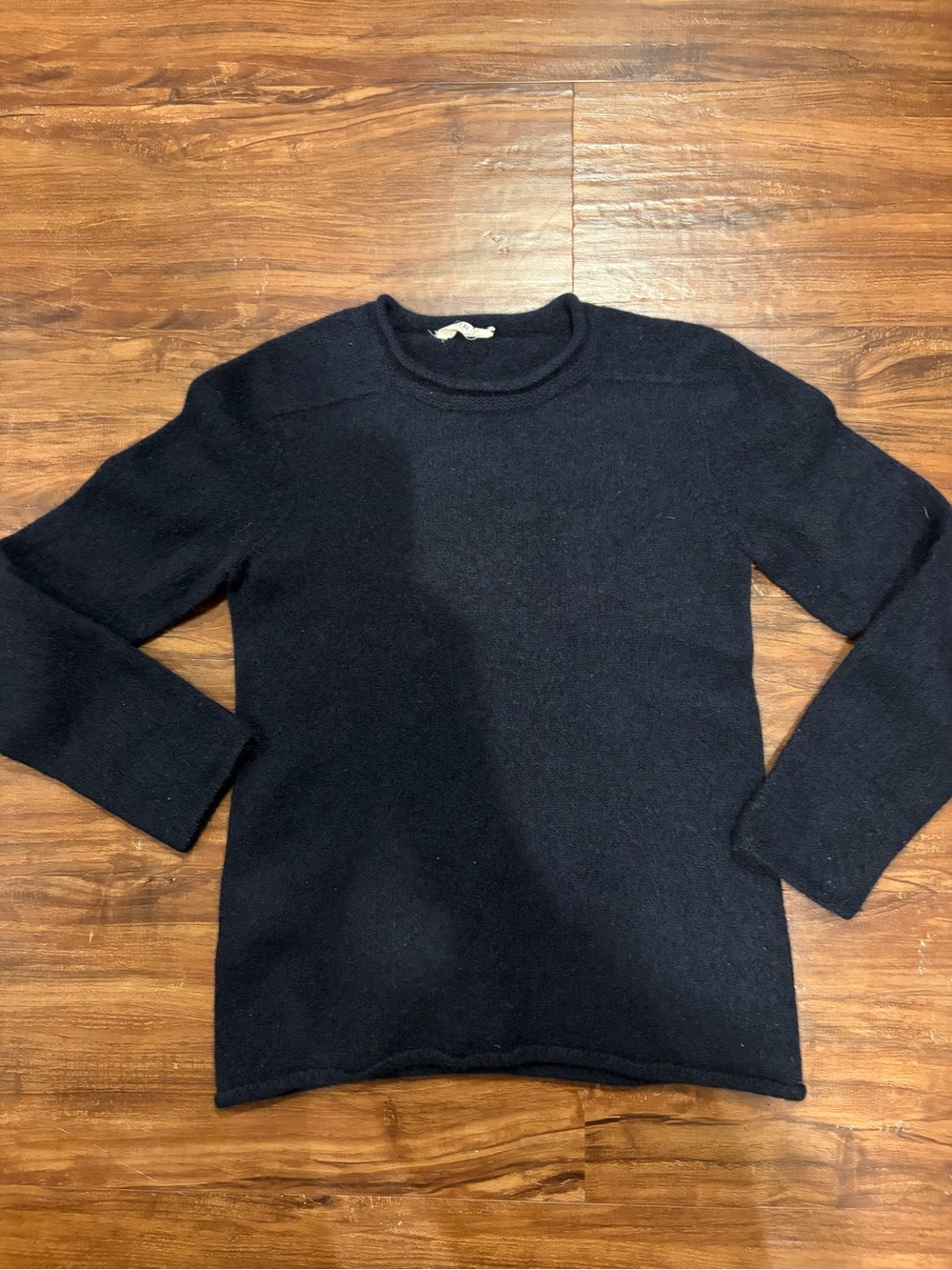 The Row Women’s 100% Cashmere  Crewneck Sweater - dark navy